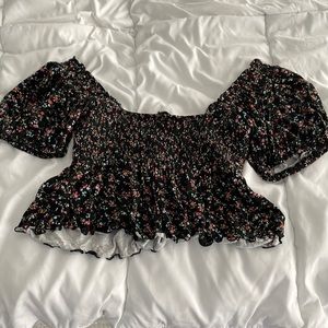 never work off the shoulder crop